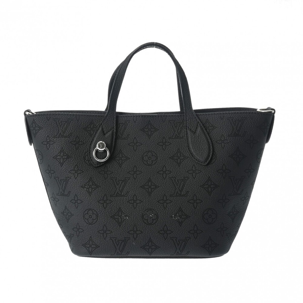 Louis Vuitton Monogram Mahina Blossom Noir Black Leather Handbag